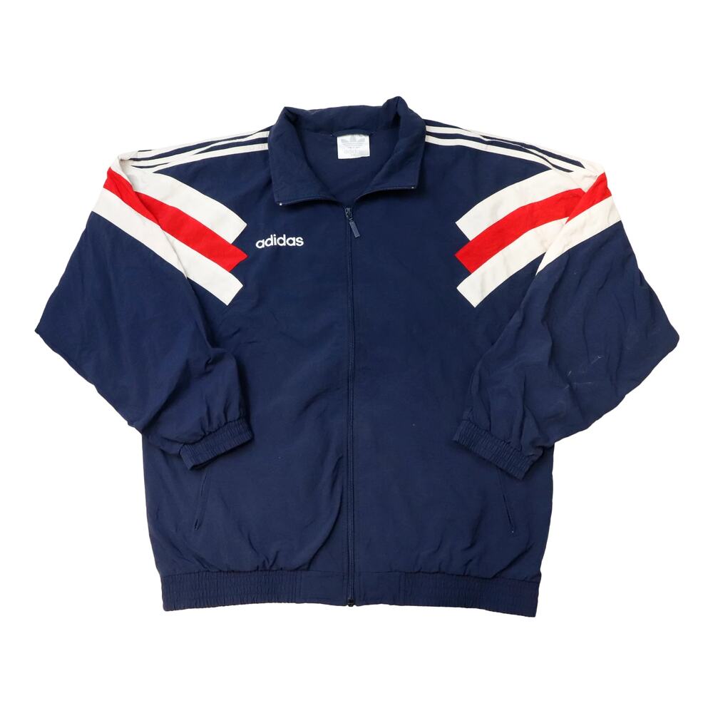 Vintage Adidas Navy Blue Track Suit Jacket and Pants Size XXL